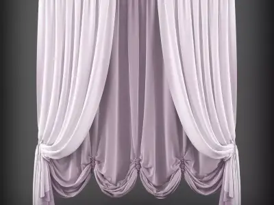 Curtain 3D model 79 3D model