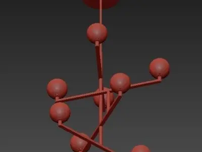 Tech Lighting Gambit LED Chandelier 3D model purchase