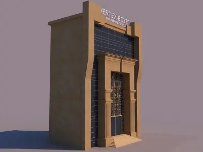 0210 - Building Entrance 3D model