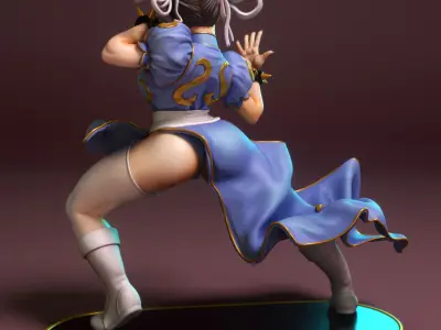 Chun li 3D print model