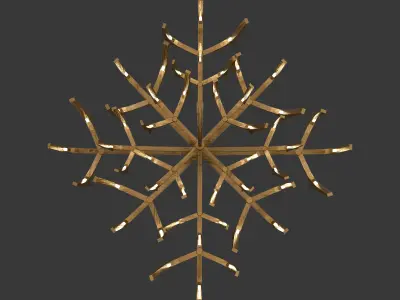 Tusk Chandelier 2 3D model