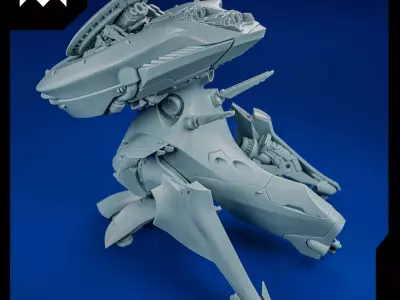 Mechanical Treehopper 3D print model