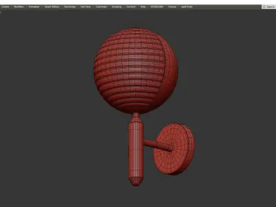 WALTON WALL Low-poly 3D model