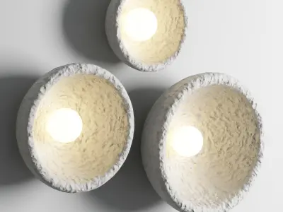 Collection wall lamp 3D Model Pack