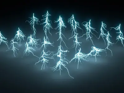 Lightning Pack v16 3D model