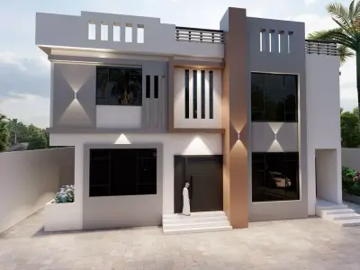 HOUSE exterior design 3D model purchase
