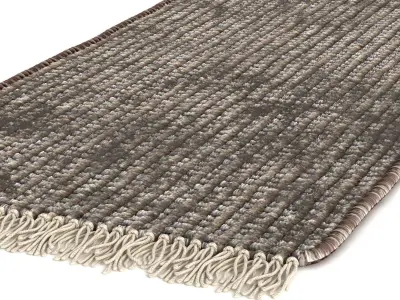 Fabric Floor Bedside Rug  3D model