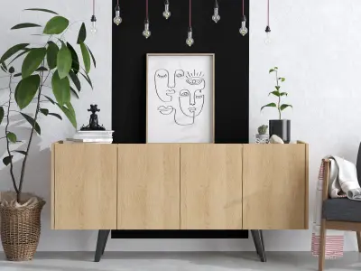 CORONA SCENE 01-Home Lifestyle 3D model