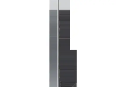 NOT CHICKPEAS Floor Lamp black 3D model