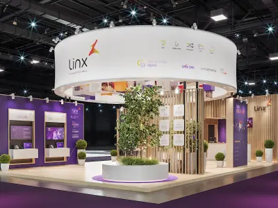 Exhibit design pavilion 3D model