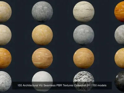 150 Architectural Viz Seamless PBR Textures Collection 01 Texture