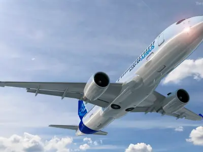  Airbus A220 300 Detailed Cabin Rigged 