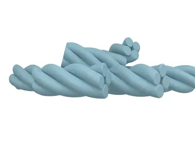 Marshmallows V2 008 Low-poly 3D model