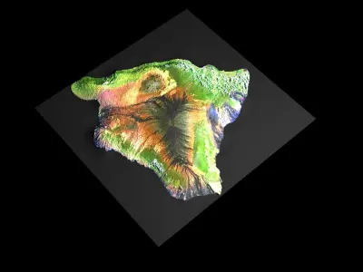 Hawaii Island 3D model