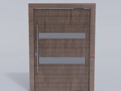 Pivoting door 3D model