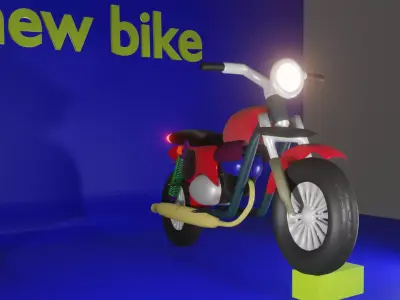 3d model bike  3D model