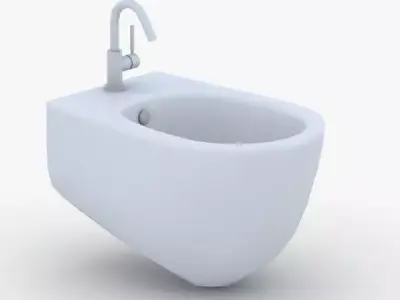 1560 - Toilet Low-poly 3D model