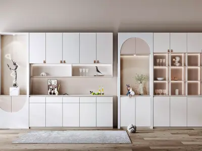 Cabinet Nordic Wine 3D model