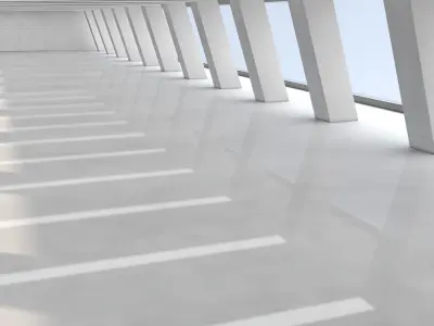 Sci Fi Warehouse 3D model