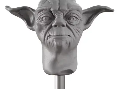 Master Yoda sculpture 3D model