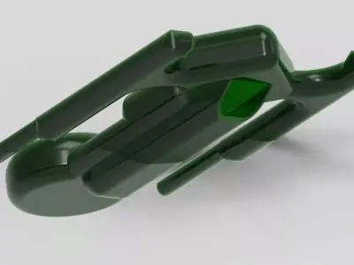 Toy space ship 3D print model
