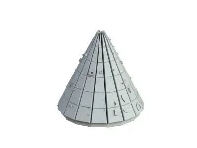 Sci Fi Object No 2671 Low Poly Low-poly 3D model