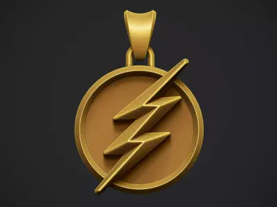 Flash Lighting Pendant 3D print model