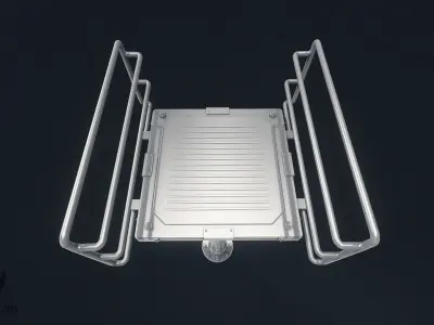 SciFi Elevator Platform 3D model
