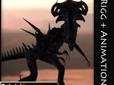 Queen Xenomorph 3D model