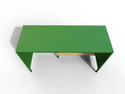 Modern bus stop Low-poly 3D model purchase