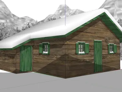 Creative Design-Holiday Cabin-0120 3D model