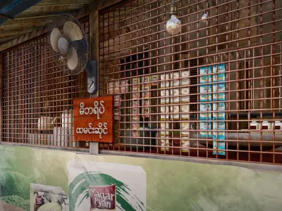 MYANMAR VILLAGE RESTAURANT 3D model