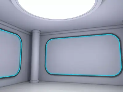 Sci Fi Room 3D model