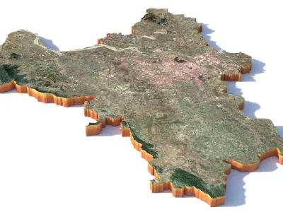 Hanoi City Vietnam 3D model
