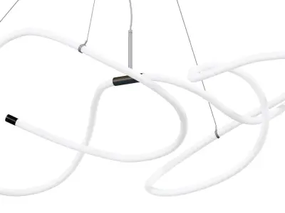 Ghost Chandelier Big Neon 3D model