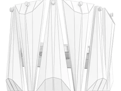 MARCELLA WALL Low-poly 3D model