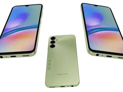 Samsung Galaxy A05s Light Green 3D model
