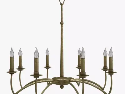 Currey and Company - Mainstay Chandelier Lighting 3D model