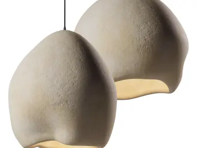 Crete Pendant Lamp 3D model