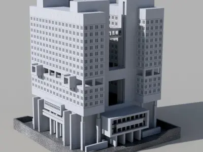 House of Soviets Model 3D print model