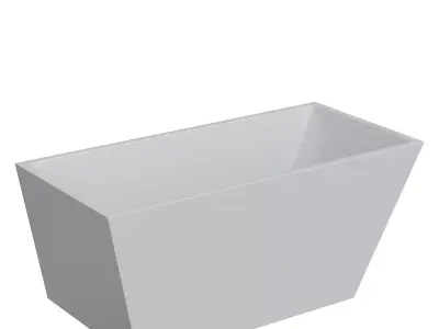 Hannah rectangular bath tub 3D model