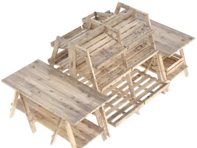 Market Place 9 3D model