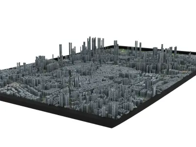 City of Singapore 3D model