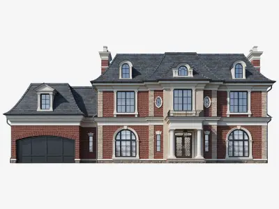 Classic house 2 3D model
