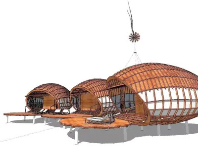 Creative Design-Holiday Cabin-054 3D model