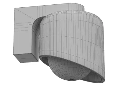 Ceramic Wall Light  Terra 3D model