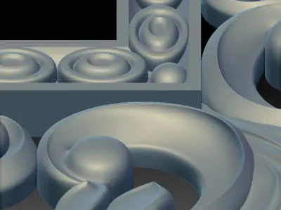 3D MIRROR FRAME 3D model