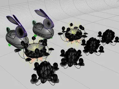 Lotus Flower Lantern Free 3D model