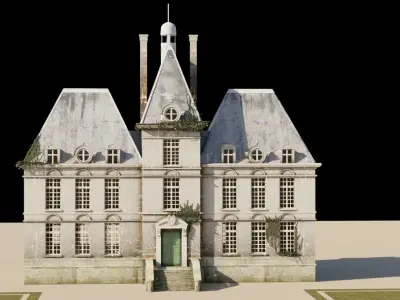 Moulinsart - Marlinspike Hall - The Adventures of Tintin 3D model
