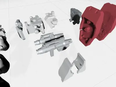 MCK01-Entry Grade GM Conversion Kit  3D print model